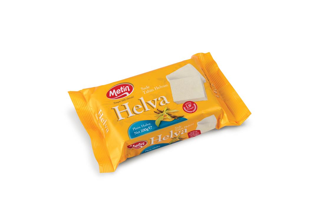 METIN SADE TAHIN HELVASI Plain Tahini Halva 200g