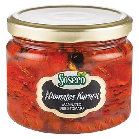 SOSERO DRIED TOMATOES Sun-Dried Tomatoes Glass 300cc