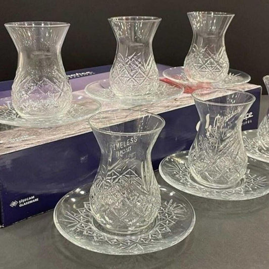 PASABAHÇE TIMELESS ÇAY TAKIMI Çay Seti 12 Parça