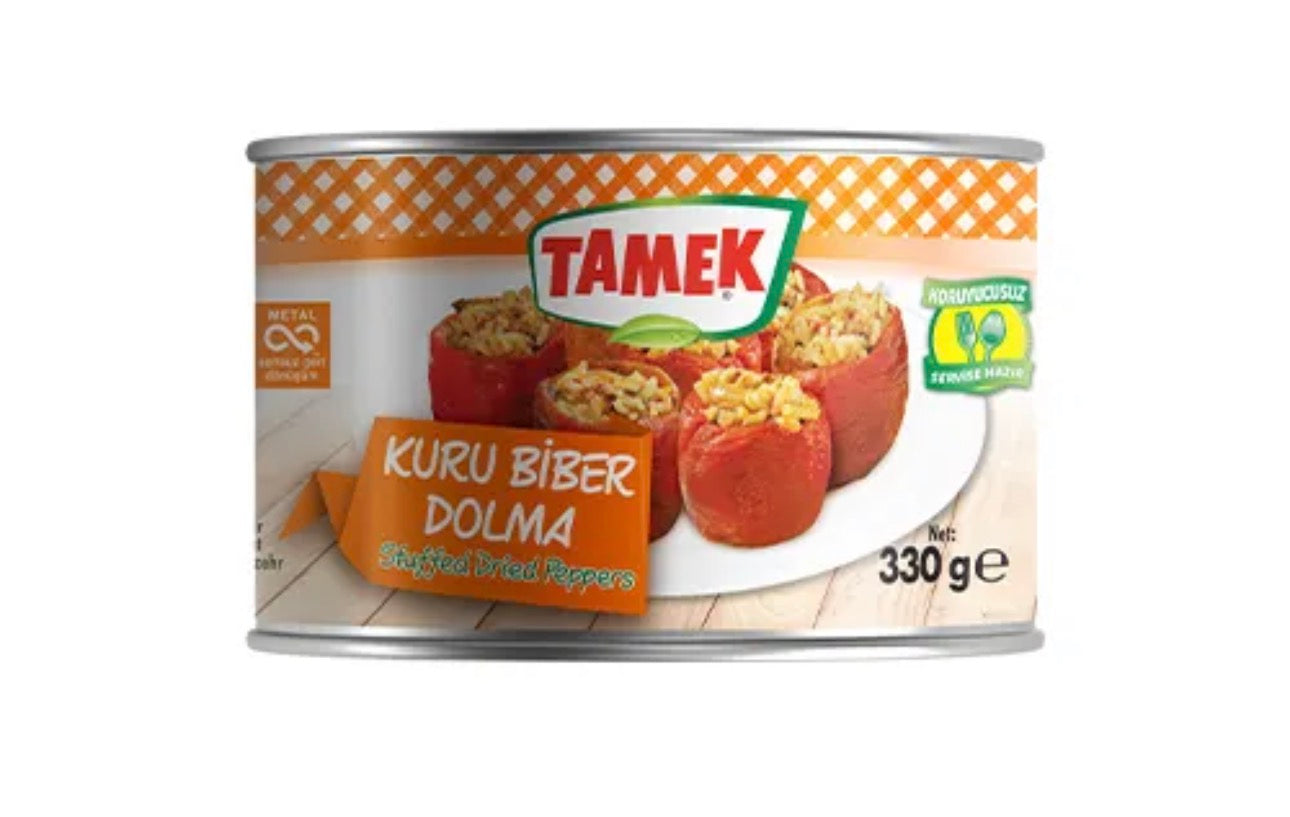 TAMEK KURU BIBER DOLMASI Stuffed Dried Pepper 330g