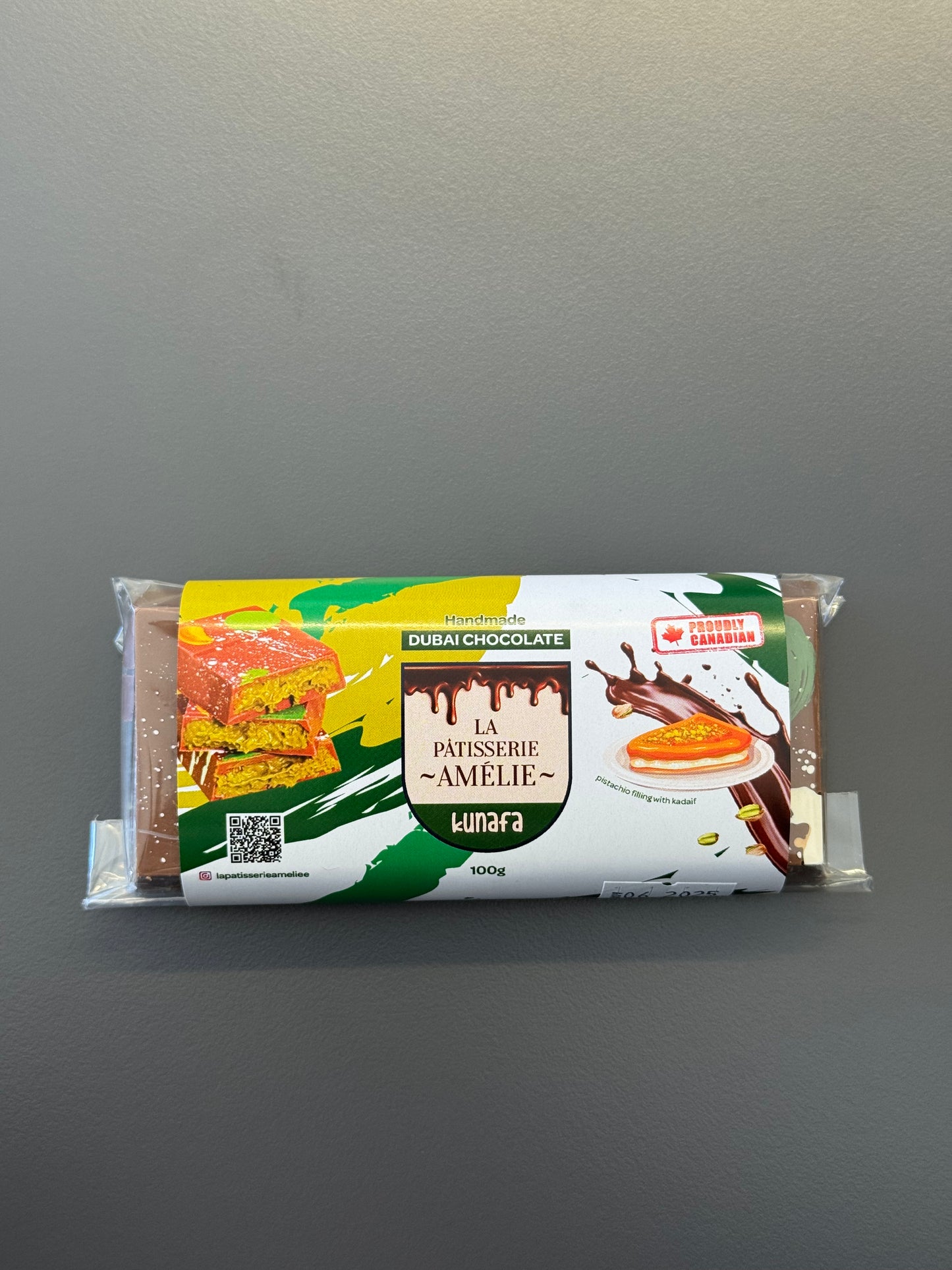 La Patisserie Amelie DUBAI CIKOLATASI Dubai Çikolata 100gr