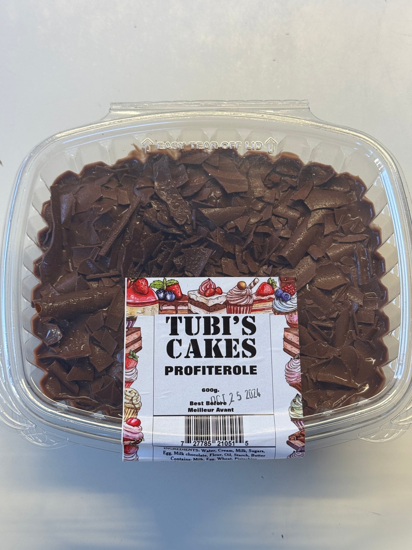 TUBİ'S KEKLER Profiterol PROFITEROL 600g