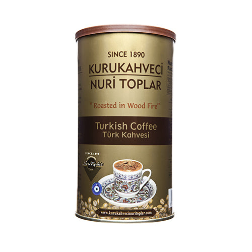 KURUKAHVECI NURI TOPLAR Turkish Coffee Tin 500g