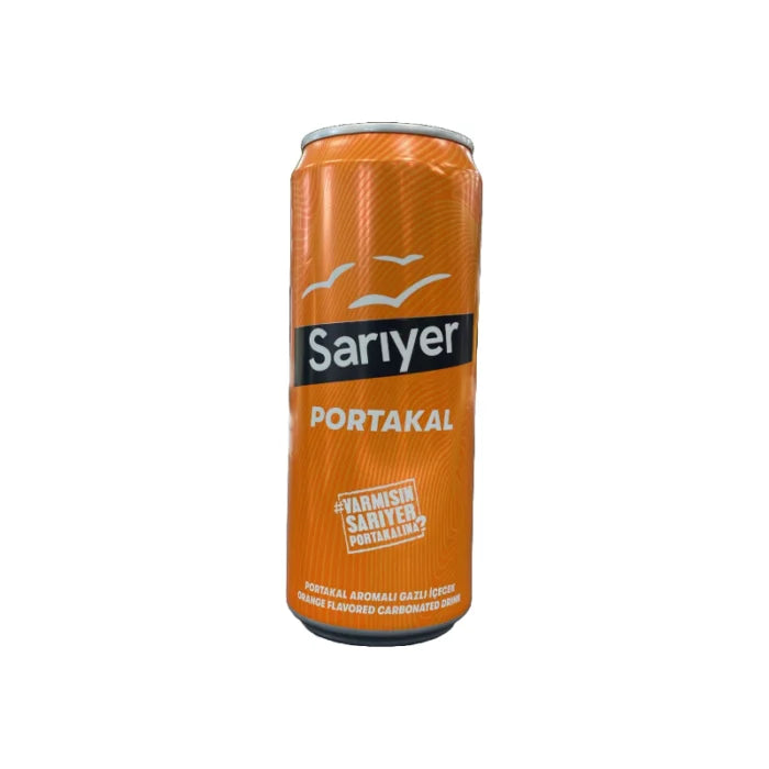 SARIYER PORTAKAL GAZOZ TENEKE Orange Soda Tin 330ml