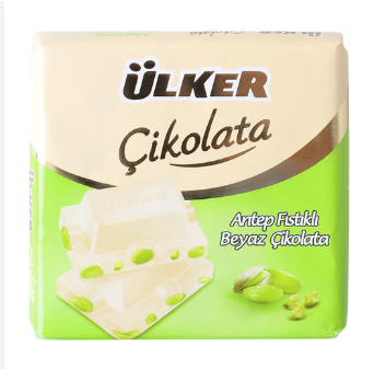 ÜLKER KARE ANTEP FISTIKLI ÇIKOLATA Fıstıklı Çikolata