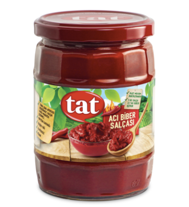 TAT Acı Biber Salçası ACI BIBER SALCASI 550g