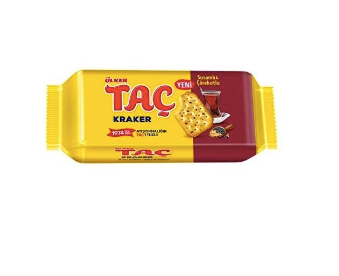 ULKER TAC Corekotlu Kraker CRACKERS W/BLACK CUMIN 76 gr