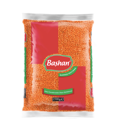 BASHAN RED LENTIL KIRMIZI MERCIMEK 2 KG