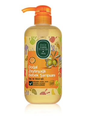 EST DOĞAL ZEYTİNYAĞILI BEBEK ŞAMPUANI/ Zeytinyağlı Bebek Şampuanı 600ml