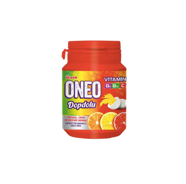 ULKER ONEO DOPDOLU VITAMIN SAKIZ Chewing Gum 48g