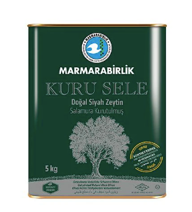 MARMARABIRLIK 2XS Black Olives KURU SELE SIYAH ZEYTIN