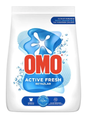 OMOMATIK TOZ DETERJAN ACTIVE BEYAZLAR Powder Laundry Detergent Active Whites 5.5kg