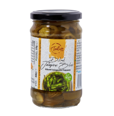 TALIA Pickled Jalapeno Pepper Sliced DILIMLI JALAPENO BIBER TURSUSU 300g