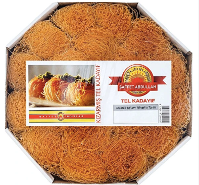 SAFFET ABDULLAH FINCAN KADAYIF Kadaifi Dessert Cup 400g