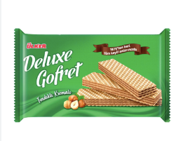ULKER DELUXE GOFRET FINDIKLI Wafer Hazelnut 220g