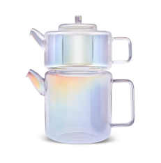 KARACA FLAT BOROSKILIKAT CAM CAYDANLIK Luster Tea Pot