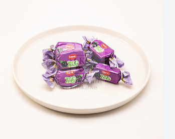 KENT-ULKER DOKME KARISIK BAYRAM SEKERI Assorted Candy 1kg-BLACKBERRY FLAVOUR