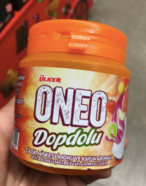 ULKER ONEO DOPDOLU MEYVELI SAKIZ Fruits Chewing Gum 75g