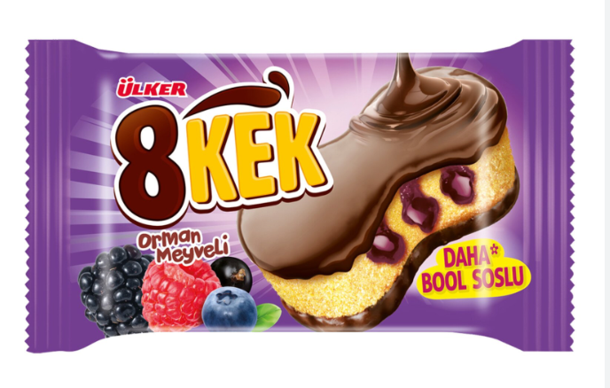 ULKER 8 KEK Cake ORMAN MEYVELI KEK