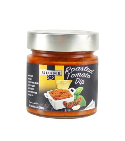 GURME 212 KIZARMIS DOMATES DIP SOS Roasted Tomato Dip Sauce 200g