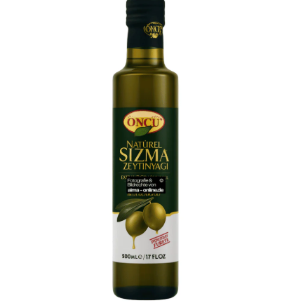 ONCU NATUREL SIZMA ZEYTINYAGI Extra Virgin Olive Oil 500ml