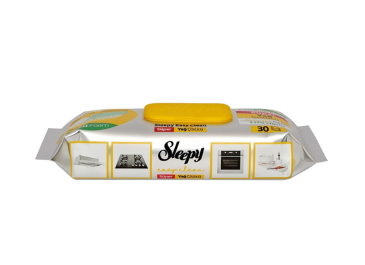 SLEEPY YAG COZUCU LIFLI HAVLU Surface Cleaning Wipes Degreaser 30 sheets
