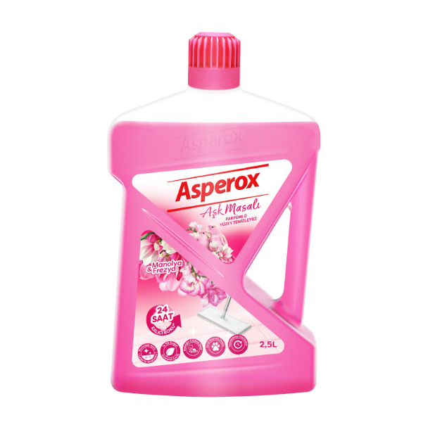 ASPEROX ASK MASALI MANOLYA FREZYA YUZEY TEMIZLEYICI Magnolia Freesia Surface Cleaner 2.5lt