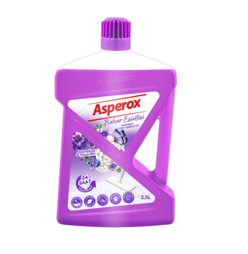 ASPEROX BAHAR ESINTISI MENEKSE YASEMIN YUZEY TEMIZLEYICI Violet Jasmine Surface Cleaner 2.5lt