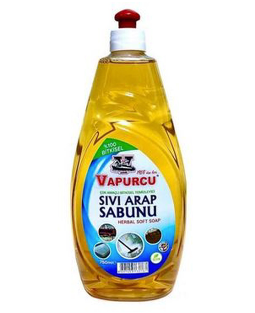 VAPURCU SIVI ARAP SABUNU Liquid Black Soap 750ml
