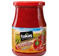 TUKAS ACI BIBER PAPRIKA SOSU Hot Pepper Paprika Sauce 370cc