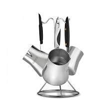 KARACA FRIG 3LU CEZVE TAKIMI SIYAH Turkish Coffee Pot Set Black