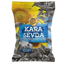 Kara Sevda Ekstra Tuzlu Ay Çekirdeği (Bol Tuzlu Siyah Ayçekirdağı) 225gr