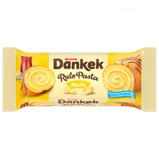 ULKER DANKEK RULO PASTA MUZLU Roll Banana Cake 235g