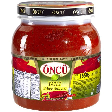 ONCU Pepper Paste Mild TATLI BIBER SALCASI 1650g