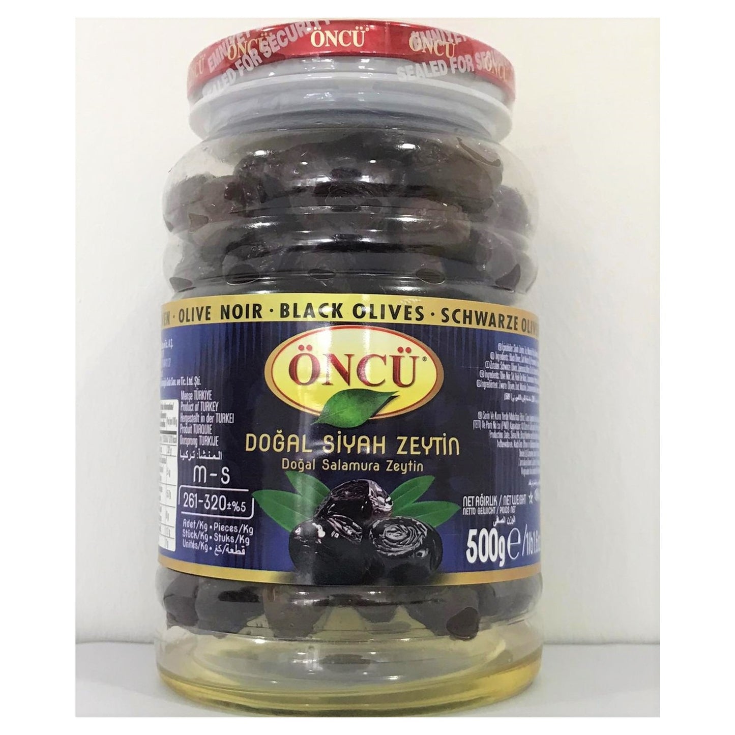 ÖNCÜ MS Salamura Siyah Zeytin SALAMURA DOĞAL SİYAH ZEYTİN 500gr