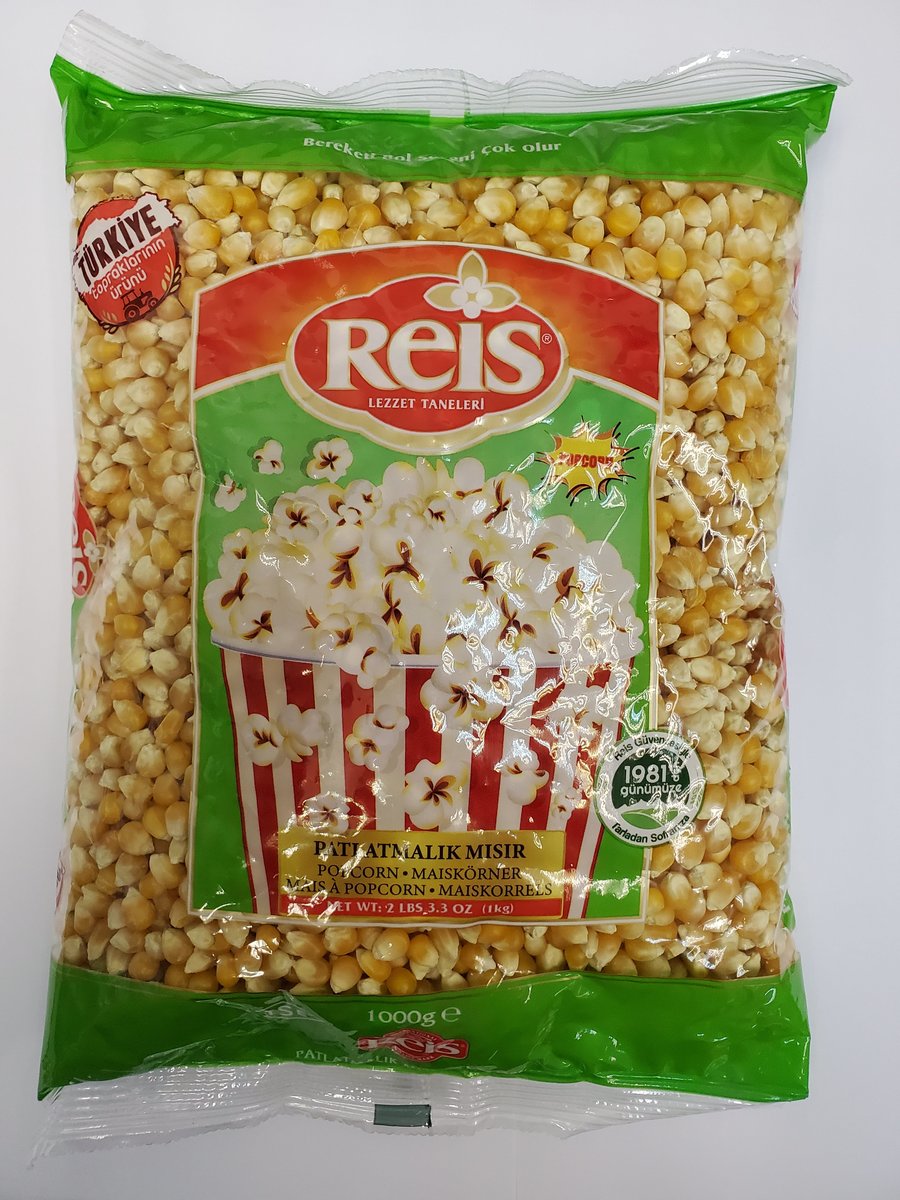 REİS Patlamış Mısır Taneleri PATLATMALIK MISIR 1kg