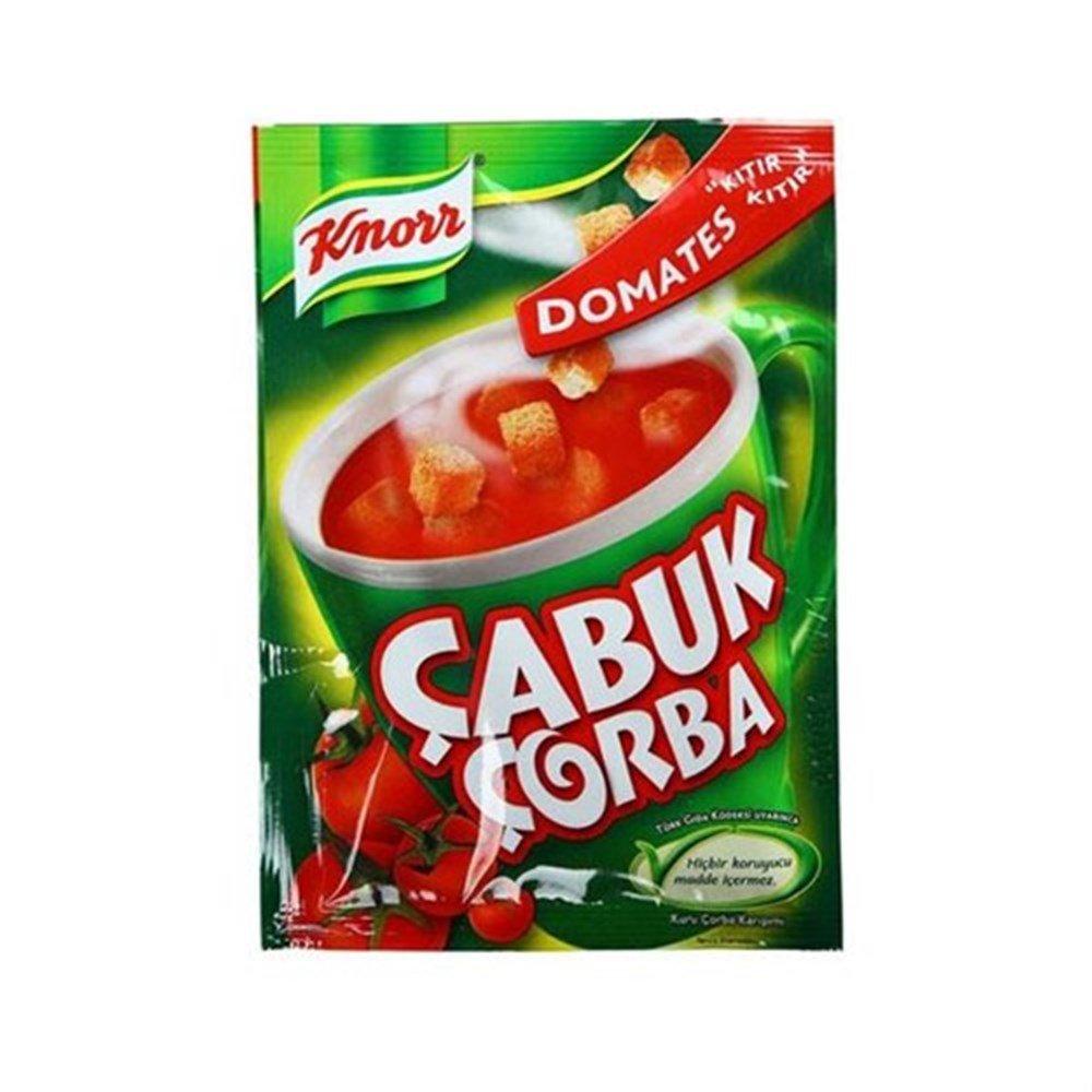 KNORR Crunchy Quick Tomato Soup CABUK KITIRLI DOMATES CORBASI 22g