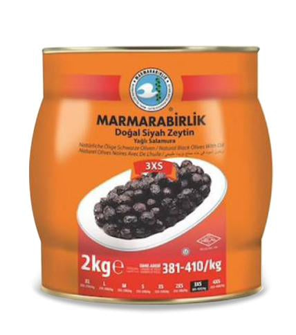 MARMARABIRLIK 3XS Black Olives SIYAH ZEYTIN 3XS