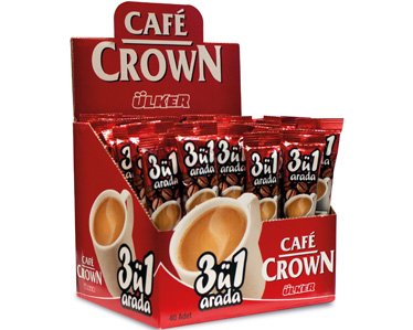 ULKER CAFÉ CROWN 3'ü 1 Arada Hazır Kahve 17,5gx 40