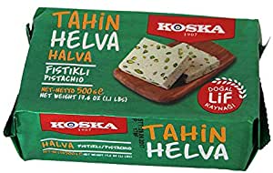 KOSKA Tahini Halva with Pistachio FISTIKLI TAHINLI HELVA 500g
