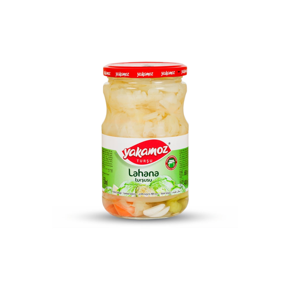 YAKAMOZ Cabbage Pickles Jar LAHANA TURSUSU CAM 720ml