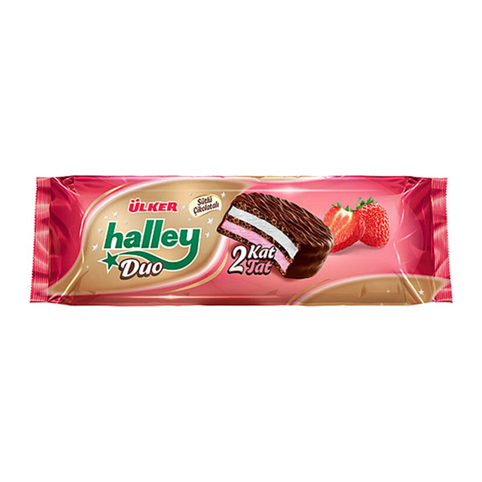 ULKER HALLEY ÇİLEKLİ DUO Çilek Duo 8'li paket