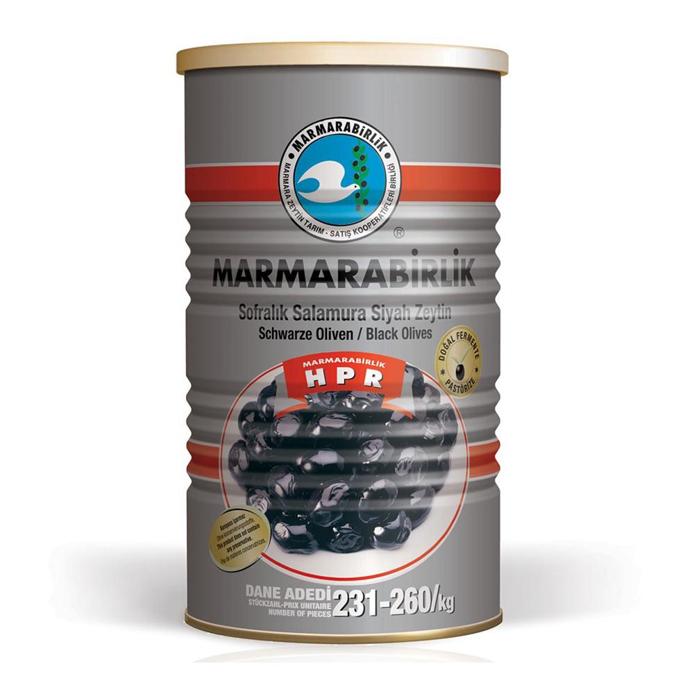 MARMARABIRLIK Hiper Natural Black Olives DOGAL SIYAH ZEYTIN SALAMURA