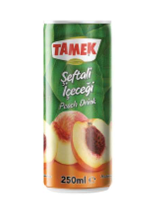 TAMEK Şeftali İçeceği SEFTALI İÇECEĞI 250ml