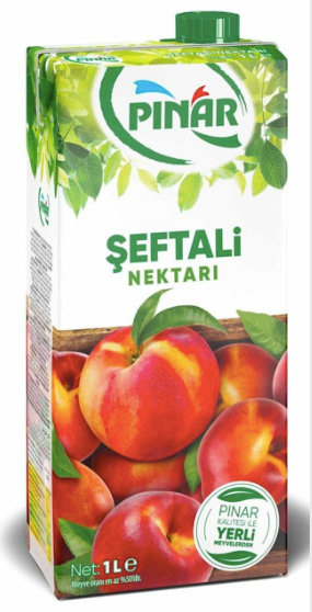 PINAR Şeftali Nektarı SEFTALI NEKTARI 1lt