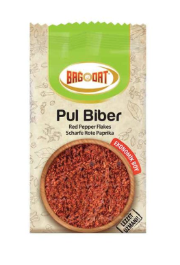 BAĞDAT Rep Biber Gevreği ACI KIRMIZI PUL BİBER QUADRO 210gr