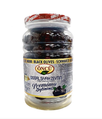 ONCU 2XL-XL Black Olives SIYAH ZEYTIN 500g