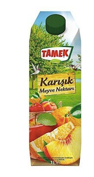 TAMEK Çoklu Meyve Nektarı KARIŞIK MEYVE NEKTARI 1lt