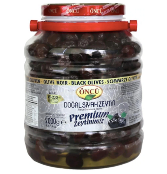 ONCU 2XL-XL Black Olives SIYAH ZEYTIN 2kg