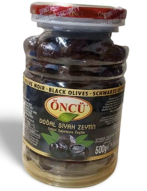 ONCU XL-L Black Olives in Brine DOGAL SALAMURA SIYAH ZEYTIN